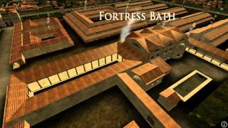 Animation of ancient Roman Fort in Caerleon Wales [upl. by Cutlerr745]