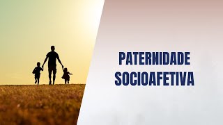 Paternidade socioafetiva [upl. by Grigson]