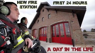 First 24 Hours in a New Fire Station  A Day in the Life [upl. by Ennayehc]