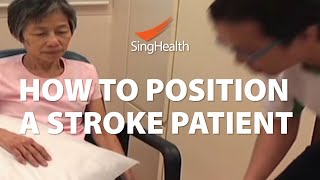 How To Position A Stroke Patient [upl. by Hgielime]