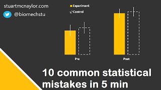 Ten Statistical Mistakes in 5 Min [upl. by Pacifa]