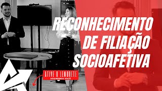 DIREITO DE FAMÍLIA Reconhecimento de filiação socioafetiva [upl. by Aeduj]