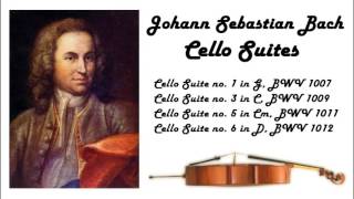 Johann Sebastian Bach  Cello suites in 432 Hz great for reading or studying [upl. by Eetsud600]